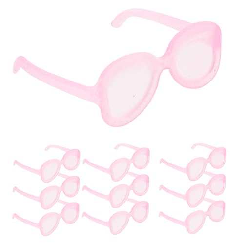 Beaupretty 50 Stück Teiliges Mini Puppen Sonnenbrillen aus Kunststoff Kleine Brillen für Puppenhaus Dekoration DIY Bastelzubehör Strapazierfähige Eyewear für Puppenkleidung und Fotografie von Beaupretty