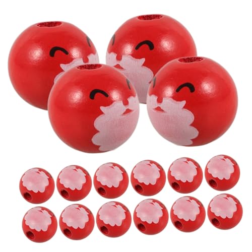 Beaupretty 50 Stück Teiliges Weihnachts Holzperlen mit Weihnachtsmannmotiv Glatte Oberfläche Gebohrt für Girlanden und Schmuckherstellung Vielseitig für DIY Deko und Schmuck Langlebiges Beaupretty 50 Stück Teiliges Weihnachts Holzperlen mit Weihnachtsmannmotiv Glatte Oberfläche Gebohrt für Girlanden und Schmuckherstellung Vielseitig für DIY Deko und Schmuck Langlebiges von Beaupretty