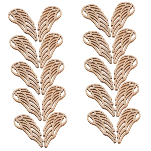 Beaupretty 50 Stück Unbearbeitete Holz Engel Flügel Ausschnitte Holz Dekorationselemente für DIY Bastelprojekte Natürliche Holzscheiben ohne Vielseitige Verzierungen für Kreative Beaupretty 50 Stück Unbearbeitete Holz Engel Flügel Ausschnitte Holz Dekorationselemente für DIY Bastelprojekte Natürliche Holzscheiben ohne Vielseitige Verzierungen für Kreative von Beaupretty