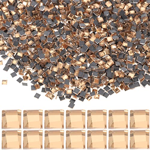 Beaupretty 5000 Stück Mini Diy Spiegelmosaikfliesen Selbstklebende Quadratische Glasmosaiksteine für Nail Art Maniküre Dekoration und Kreative Bastelprojekte von Beaupretty