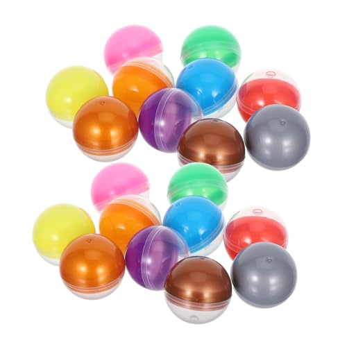 Beaupretty 50Stücke Füllbare Kunststoffkugeln für Kaugummiautomaten Bunte DIY Aufbewahrungsbälle für Tombola und Dekoration Mischfarben Beaupretty 50Stücke Füllbare Kunststoffkugeln für Kaugummiautomaten Bunte DIY Aufbewahrungsbälle für Tombola und Dekoration Mischfarben von Beaupretty