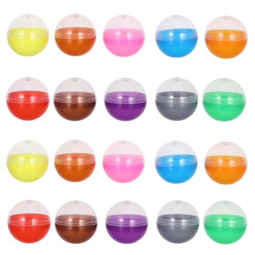 Beaupretty 50Stücke Füllbare Runde Kugeln für Kaugummiautomaten Bunte Überraschungskapseln für Partys DIY Kunsthandwerk und Dekoration Farbige Kapseln im Mix Beaupretty 50Stücke Füllbare Runde Kugeln für Kaugummiautomaten Bunte Überraschungskapseln für Partys DIY Kunsthandwerk und Dekoration Farbige Kapseln im Mix von Beaupretty