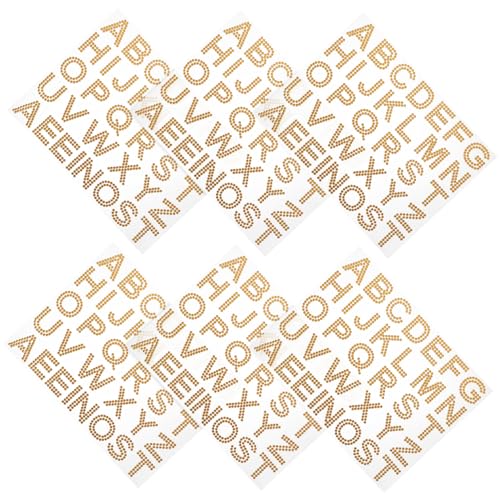 Beaupretty 6 Blätter Teiliges DIY Strass Buchstaben Aufkleber aus Acryl Flexible Selbstklebende Glitzer Sticker zum Personalisieren von Kleidung Taschen Handyhüllen und Bastelprojekten Beaupretty 6 Blätter Teiliges DIY Strass Buchstaben Aufkleber aus Acryl Flexible Selbstklebende Glitzer Sticker zum Personalisieren von Kleidung Taschen Handyhüllen und Bastelprojekten von Beaupretty