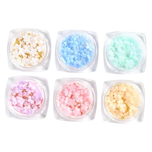 Beaupretty 6 Boxen Solarblumen Nail Art Charms aus Hochwertigem Resin Lichtempfindlich Farbwechsel Vielseitig für DIY Maniküre Pediküre Leicht Bruchsicher Nagelkunst Zubehör für Damen Beaupretty 6 Boxen Solarblumen Nail Art Charms aus Hochwertigem Resin Lichtempfindlich Farbwechsel Vielseitig für DIY Maniküre Pediküre Leicht Bruchsicher Nagelkunst Zubehör für Damen von Beaupretty