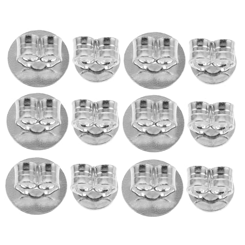 Beaupretty 6 Paare Ohrstöpsel aus reinem Silber Ohrringlifter Edelstahl -Ohrringhaken Ohrring-Verschluss, hängende Ohren -Ohrstecker Barbell-Ohrringe Silber- Silver Beaupretty 6 Paare Ohrstöpsel aus reinem Silber Ohrringlifter Edelstahl -Ohrringhaken Ohrring-Verschluss, hängende Ohren -Ohrstecker Barbell-Ohrringe Silber- Silver von Beaupretty