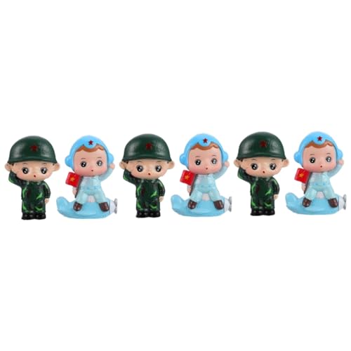 Beaupretty 6 Stck. Teiliges Soldaten Form Tortendeko Umweltfreundliche Kuchenornamente für Geburtstagsparty Niedliche Desktop Dekoration Langlebige und Süße Backzubehör für Muffins und Beaupretty 6 Stck. Teiliges Soldaten Form Tortendeko Umweltfreundliche Kuchenornamente für Geburtstagsparty Niedliche Desktop Dekoration Langlebige und Süße Backzubehör für Muffins und von Beaupretty