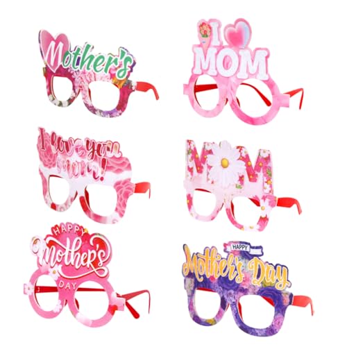Beaupretty 6 Stück Brillengestelle zum Muttertag Trendy Cocktail Verkaufsstand Erwachsene Partybrille Brillen für Mottopartys Spaßbrille für Party Dekorative Brille Party-Herz-Brille Plastik Beaupretty 6 Stück Brillengestelle zum Muttertag Trendy Cocktail Verkaufsstand Erwachsene Partybrille Brillen für Mottopartys Spaßbrille für Party Dekorative Brille Party-Herz-Brille Plastik von Beaupretty