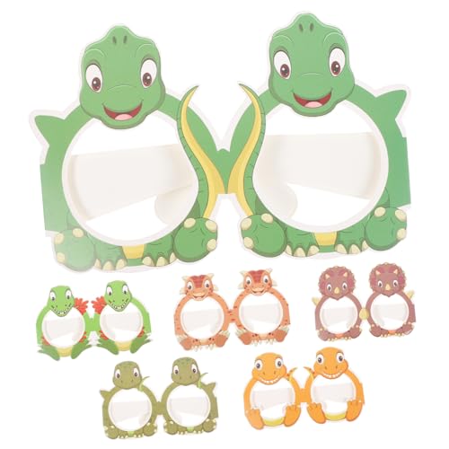 Beaupretty 6 Stück Dinosaurier-brille Dinosaurier-party-versorgung Im Dinosaurier-stil Die Junge Party Gefälligkeiten Kleinkinder Geburtstage Liefert Dekorationen Papier von Beaupretty