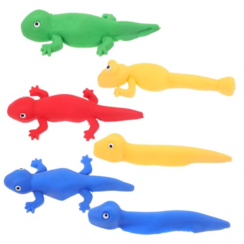 Beaupretty 6 Stück Teiliges Elastisches Finger aus Sicherem Tpr Material Dehnbare Stressabbau Sensory Toys für Partyspaß und Lustige Streiche Farbenfrohe Kleine Tiere zum Werfen von Beaupretty