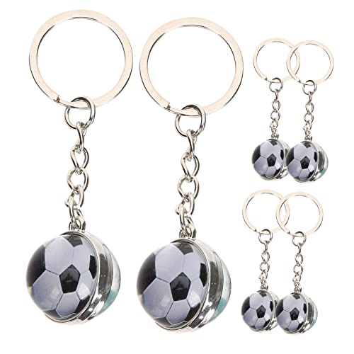 Beaupretty 6 Stück Teiliges Fußball Schlüsselanhänger Realistische Sport Ball Anhänger Robuste Schlüsselringe Dekorative Taschenanhänger für Jungen Praktische Geschenkidee für Fußballfans Beaupretty 6 Stück Teiliges Fußball Schlüsselanhänger Realistische Sport Ball Anhänger Robuste Schlüsselringe Dekorative Taschenanhänger für Jungen Praktische Geschenkidee für Fußballfans von Beaupretty