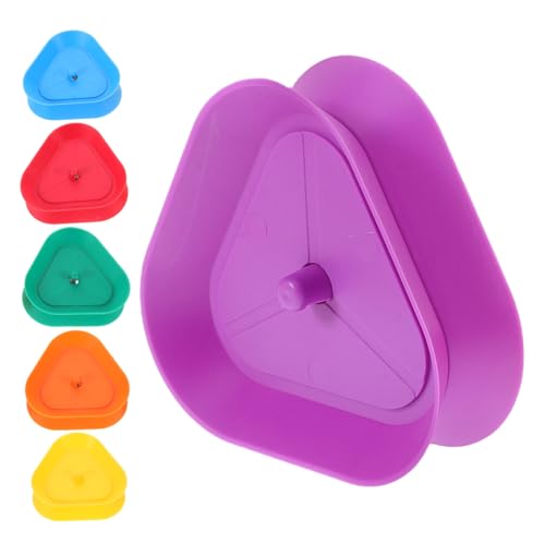 Beaupretty 6 Stück Teiliges Kartenhalter aus Kunststoff Dreieckige Spielkartenhalter für Kleine Hände Tragbare Kartenablage für Zuhause Büro und Schule Party Zubehör von Beaupretty