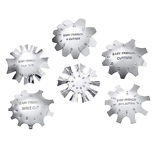 Beaupretty 6 Stück Teiliges Nail Art Stencil aus Manicure Modellierungsschablonen für DIY French Nails Langlebig Vielseitig Einsetzbar für Nagelstudios und Heimgebrauch Beaupretty 6 Stück Teiliges Nail Art Stencil aus Manicure Modellierungsschablonen für DIY French Nails Langlebig Vielseitig Einsetzbar für Nagelstudios und Heimgebrauch von Beaupretty