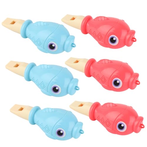 Beaupretty 6 Stück Teiliges Niedliche Tierpfeifen Kinderparty Musikinstrumente aus Hochwertigem Material für Jungen und Mädchen zur Musikalischen Früherziehung und Freizeitspaß von Beaupretty