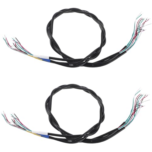 Beaupretty 6 Stück Teiliges Pickup Lötzubehör Gitarrenschaltkreis Kabel mit Vierkerniger Erdungsschirmung Geräuschreduzierend Kompatibel für Gitarren Pickups Installieren und Vielseitig von Beaupretty