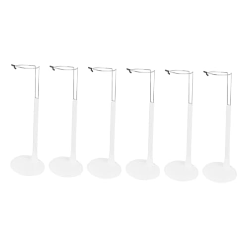 Beaupretty 6 Stück Teiliges Puppenständer aus Robustem und Kunststoff Verstellbare Puppenhalterung für Figuren und Modelle für Spielzeugregale Vitrinen und Sammlungen Platzsparendes Display von Beaupretty