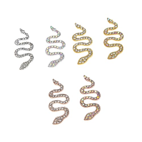 Beaupretty 6 Stück Teiliges Schlangen Nail Art mit Strahlenden Strasssteinen in Silber Gold und Roségold DIY Nageldekorationen für Fingernägel Einzigartiges Design Langlebig und Stilvoll Beaupretty 6 Stück Teiliges Schlangen Nail Art mit Strahlenden Strasssteinen in Silber Gold und Roségold DIY Nageldekorationen für Fingernägel Einzigartiges Design Langlebig und Stilvoll von Beaupretty