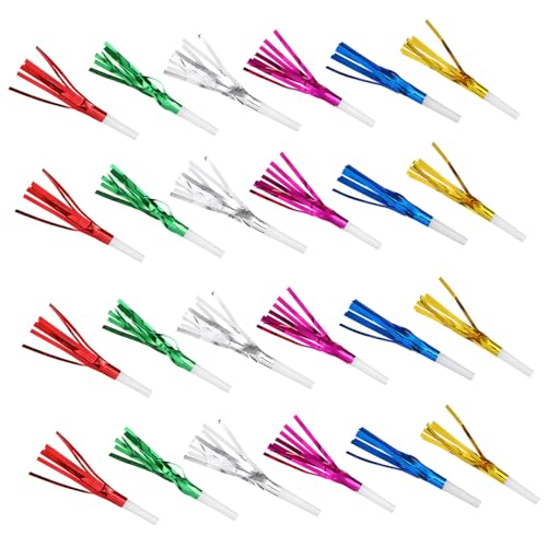 Beaupretty 60 Stück Pfeifenspielzeug für Lärm machendes Pfeifen pfeift zum geburtstag Partygebläse pfeifen Party children's party whistles Partypfeifen Plastik von Beaupretty