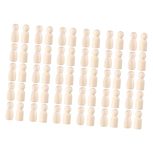 Beaupretty 60 Stück Teiliges Unbemalte Holzfiguren Kleine Peg Dolls zum Bemalen Basteln für DIY Holzpuppen Jungen Mädchen Kreative Handarbeit Beaupretty 60 Stück Teiliges Unbemalte Holzfiguren Kleine Peg Dolls zum Bemalen Basteln für DIY Holzpuppen Jungen Mädchen Kreative Handarbeit von Beaupretty