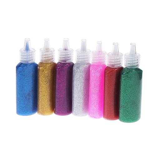 Beaupretty 7 Stück Glitzerkleber Set für Teiliges Set Rot Gold Blau Grün Silber und Vielseitige Bastelwerkzeuge für DIY Holzhandwerk Papier Schneiden und Kreatives Malen für Jungen und von Beaupretty