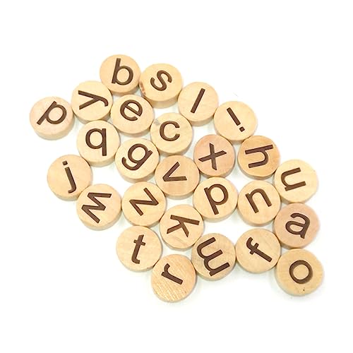 Beaupretty 78 Stück Kleine Holzbuchstaben Runde Holzchips mit Dekorativen Alphabeten für DIY Handwerk und Bildung und Sicher Beaupretty 78 Stück Kleine Holzbuchstaben Runde Holzchips mit Dekorativen Alphabeten für DIY Handwerk und Bildung und Sicher von Beaupretty