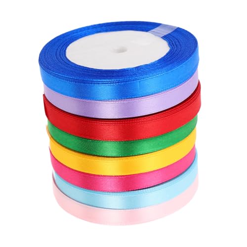 Beaupretty 8 Rollen Teiliges Satinband Pastellfarben Vielseitiges Geschenkband für Verpackung Haar Schleifen DIY Dekoration Hochzeit Geburtstag Party Einfach zu Verarbeiten Luxuriöses Finish Beaupretty 8 Rollen Teiliges Satinband Pastellfarben Vielseitiges Geschenkband für Verpackung Haar Schleifen DIY Dekoration Hochzeit Geburtstag Party Einfach zu Verarbeiten Luxuriöses Finish von Beaupretty