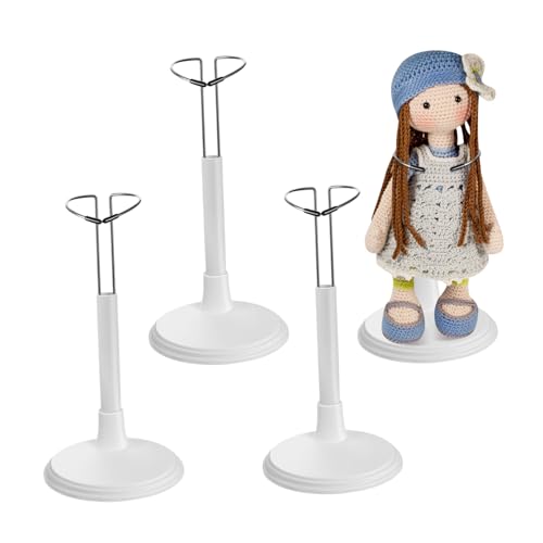 Beaupretty 8 Stck. Teiliges Puppenständer mit Breiter Basis Praktischer Puppenhalter für Sammlungen Dekoration und Spiel Einfach zu Bedienen Stabiler Doll Holding Rack für Puppen und Figuren von Beaupretty