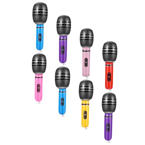 Beaupretty 8 Stück Teiliges Aufblasbares Mikrofon Simulation Mikrofon Prop für Bühnenrequisiten Leicht Tragbar Bunte Mikrofone für Karaoke Party und Rollenspiele Beaupretty 8 Stück Teiliges Aufblasbares Mikrofon Simulation Mikrofon Prop für Bühnenrequisiten Leicht Tragbar Bunte Mikrofone für Karaoke Party und Rollenspiele von Beaupretty