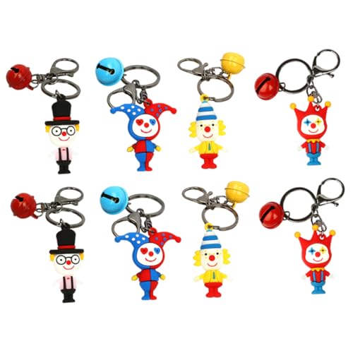 Beaupretty 8 Stück Teiliges Bunter Clown Schlüsselanhänger mit Glocken Kreative Clown Pendants für Taschen Schlüssel Dekorative Schlüsselanhänger für Beaupretty 8 Stück Teiliges Bunter Clown Schlüsselanhänger mit Glocken Kreative Clown Pendants für Taschen Schlüssel Dekorative Schlüsselanhänger für von Beaupretty