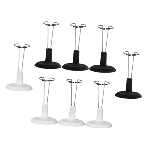 Beaupretty 8 Stück Teiliges Puppenständer Wiederverwendbare Aufrechte Puppenhalterung mit Stabiler Basis Rutschfester Displayständer für Puppen Actionfiguren und Modelle von Beaupretty