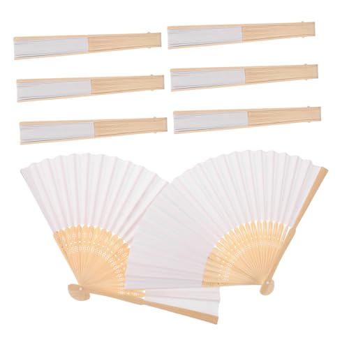 Beaupretty 8 Stück Teiliges Weiße Faltbare Papierfächer Leichter Handfächer aus Papier und für Kinderkunstprojekte Sommerkühlung Kulturförderung und Hochzeitspartys Beaupretty 8 Stück Teiliges Weiße Faltbare Papierfächer Leichter Handfächer aus Papier und für Kinderkunstprojekte Sommerkühlung Kulturförderung und Hochzeitspartys von Beaupretty