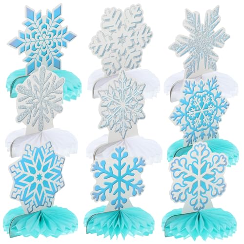 Beaupretty 9 Stück Teiliges Schneeflocken Waben Tischmittelstück Ausgefallene Weihnachtsdekoration mit Feiner Musterprägung Vielseitig für Party Wohnzimmer und Festtagstisch Geeignet Beaupretty 9 Stück Teiliges Schneeflocken Waben Tischmittelstück Ausgefallene Weihnachtsdekoration mit Feiner Musterprägung Vielseitig für Party Wohnzimmer und Festtagstisch Geeignet von Beaupretty