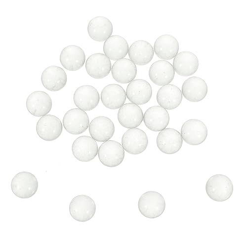 Beaupretty 90 Stück Teiliges Klare Glasperlen Murmeln Transparente Dekokugeln für Vasen Aquaristische Deko Wasserfeste Glassteine für Blumenarrangements und Wohnaccessoires von Beaupretty