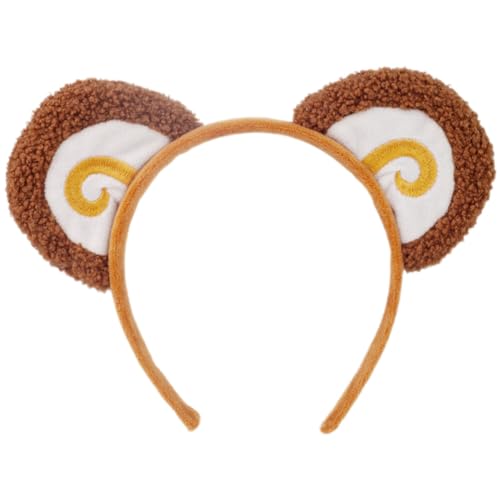 Beaupretty Kopfschmuck mit Affenohren Haarschmuck für kleine Mädchen Cosplay Affenohren Stirnband Kuscheltiere für Mädchen Haarbänder Stirnband mit Tierohren Tier-Affenohren-Stirnband bilden von Beaupretty