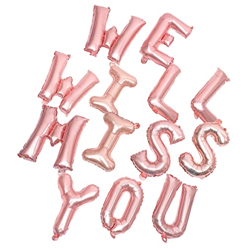 Beaupretty Aluminiumfolie Luftballons We Will Miss You Abschluss Party Dekoration Langlebige Folienballons mit Festlichem Design für Abiturfeier Klassenkameraden Abschied Party Supplies Beaupretty Aluminiumfolie Luftballons We Will Miss You Abschluss Party Dekoration Langlebige Folienballons mit Festlichem Design für Abiturfeier Klassenkameraden Abschied Party Supplies von Beaupretty