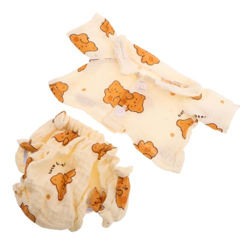 Beaupretty Bären Schlafanzug aus Weichem Niedliches Bären Puppen Outfit für Tröstende Kuscheltier Kleidung Vielseitiges Accessoire für Spiel und Reise Beaupretty Bären Schlafanzug aus Weichem Niedliches Bären Puppen Outfit für Tröstende Kuscheltier Kleidung Vielseitiges Accessoire für Spiel und Reise von Beaupretty