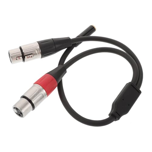 Beaupretty Balanced Stereo Y Splitter Kabel Trs Dual Xlr Stecker für Mikrofone und Audioaufnahmegeräte mit Dualer Abschirmung für Klare Klangqualität von Beaupretty