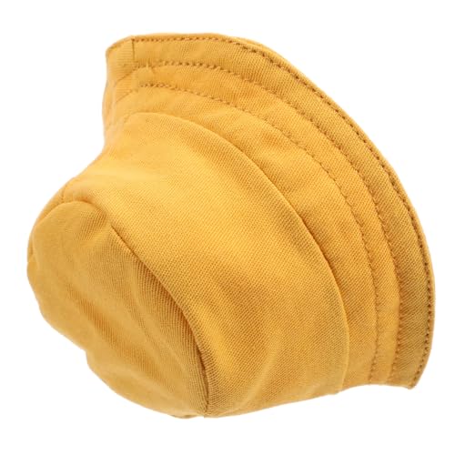 Beaupretty Baumwoll Mini Fischerhut für Puppen Gelber Sonnenschutz Leichte Puppe Accessoire Modischer Puppenhut für DIY Puppenkleidung und Haardekoration von Beaupretty