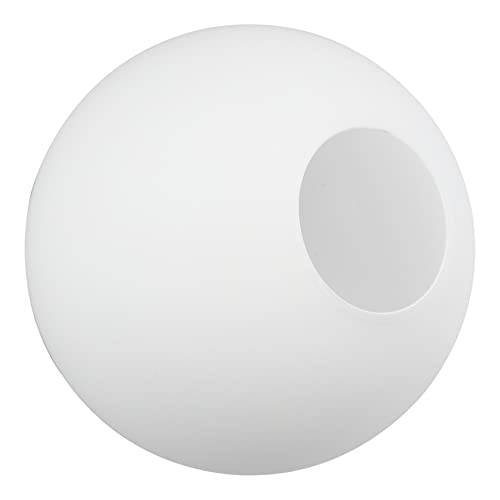 Beaupretty Blase Kronleuchter Runder Glas Lampenschirm Weiß Matte Glaskugel Licht Cover Kronleuchter Protector Beleuchtung Leuchte Ersatz für Home Hotel 15Cm Hängender - von Beaupretty