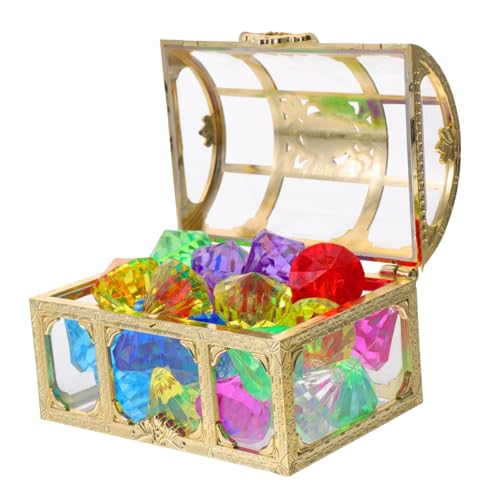 Beaupretty Bunte Acryl Edelsteine mit Kunststoff Schmucksteinen Schatztruhe Bastelsteine für Partydeko Rollenspiel und Themengeburtstagsspielzeug Beaupretty Bunte Acryl Edelsteine mit Kunststoff Schmucksteinen Schatztruhe Bastelsteine für Partydeko Rollenspiel und Themengeburtstagsspielzeug von Beaupretty
