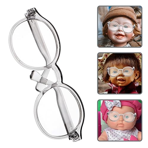 Beaupretty Dekorative Puppenbrille und Robuste Brille für Puppen zum Ankleiden für DIY Projekte Transparent Perfektes Puppenzubehör Beaupretty Dekorative Puppenbrille und Robuste Brille für Puppen zum Ankleiden für DIY Projekte Transparent Perfektes Puppenzubehör von Beaupretty