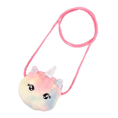 Beaupretty Einhorn Geldbörse Umhängetasche Einhorntasche für Mädchen Bote klein Umhängetasche Damen Handy-Aufbewahrungstasche Einhornbalken Einhornbeutel Polyester von Beaupretty