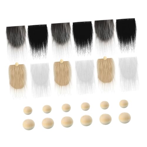 Beaupretty Falsche Wichtelbärte mit Holzperlen Teilig DIY Gesichtsbehaarung Zubehör für Weihnachtsdekoration Künstliches Polyesterhaar Vielseitig für Basteln und Festliche Anlässe Beaupretty Falsche Wichtelbärte mit Holzperlen Teilig DIY Gesichtsbehaarung Zubehör für Weihnachtsdekoration Künstliches Polyesterhaar Vielseitig für Basteln und Festliche Anlässe von Beaupretty