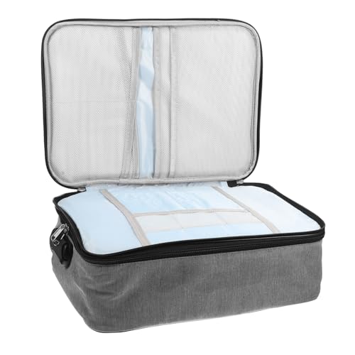 Beaupretty Faltbarer Dokumenten Organizer Wasserfest Feuerfest mit Schloss Große Kapazität Mehrschichtiger Aufbewahrungsbeutel für Schule Büro Reise Personalisierte Ablagebox Beaupretty Faltbarer Dokumenten Organizer Wasserfest Feuerfest mit Schloss Große Kapazität Mehrschichtiger Aufbewahrungsbeutel für Schule Büro Reise Personalisierte Ablagebox von Beaupretty