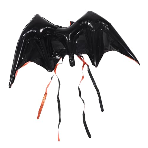 Beaupretty Fledermausflügel -Requisiten luftballons Party-Fledermaus-Requisite aufblasbare Dekoration Fledermaus aufblasbarer Ballon im Freien Ballons Fledermaus Aluminiumfolie Schwarz Beaupretty Fledermausflügel -Requisiten luftballons Party-Fledermaus-Requisite aufblasbare Dekoration Fledermaus aufblasbarer Ballon im Freien Ballons Fledermaus Aluminiumfolie Schwarz von Beaupretty