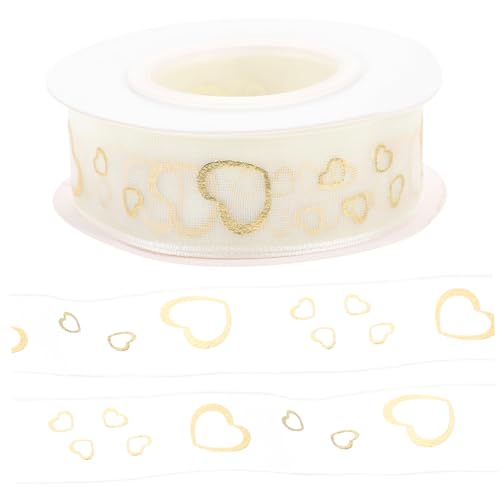 Beaupretty Geschenkband mit Herzmotiv Vielseitig Zuschneidbar Glänzend Reißfest für Geschenkverpackung Party und Basteldekoration Beaupretty Geschenkband mit Herzmotiv Vielseitig Zuschneidbar Glänzend Reißfest für Geschenkverpackung Party und Basteldekoration von Beaupretty