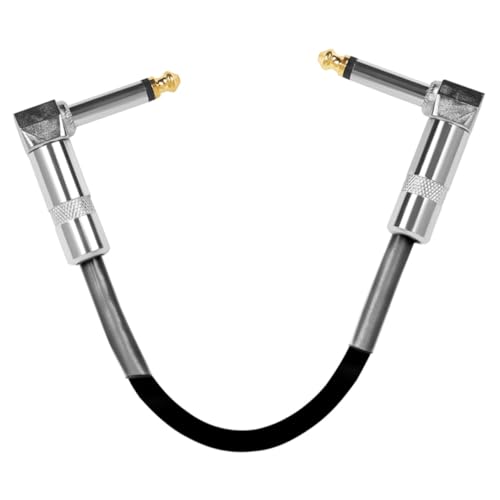 Beaupretty Gitarre Patchkabel Effektpedal Kabel für Elektrische Instrumente PVC und Metall Geräuschlos Kompakt und Tragbar für Musiker und Pedalboards von Beaupretty