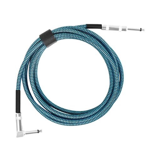 Beaupretty Gitarre Verbindungskabel mit Geräuschreduzierung Geflochtenes Gitarrenkabel für Gitarre Bass und Audioeffektgeräte Stabiler und Vielseitige Anwendung von Beaupretty