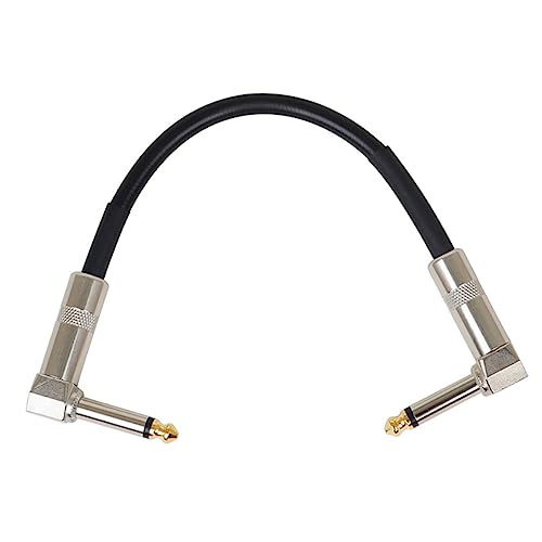 Beaupretty Gitarren Verbindungskabel Metallstecker für Musiker Langlebig Einfach zu Bedienen Geeignet für Gitarreneffekte und Auftritte von Beaupretty