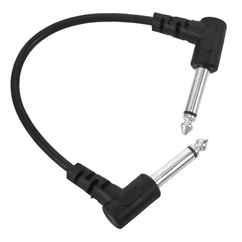 Beaupretty Gitarrenpatchkabel Nylon Geflochtenes Audiokabel mit Rechten Winkeln Kupferstecker für Gitarre für Effektpedalboards und Klare Klangübertragung Beaupretty Gitarrenpatchkabel Nylon Geflochtenes Audiokabel mit Rechten Winkeln Kupferstecker für Gitarre für Effektpedalboards und Klare Klangübertragung von Beaupretty