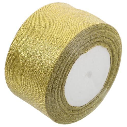 Beaupretty Glitter Geschenkband Metallic Dekoband für Hochzeiten Geburtstagsfeiern und Diy Kunstprojekte Lange Strapazierfähig Verarbeiten für Festliche Anlässe von Beaupretty